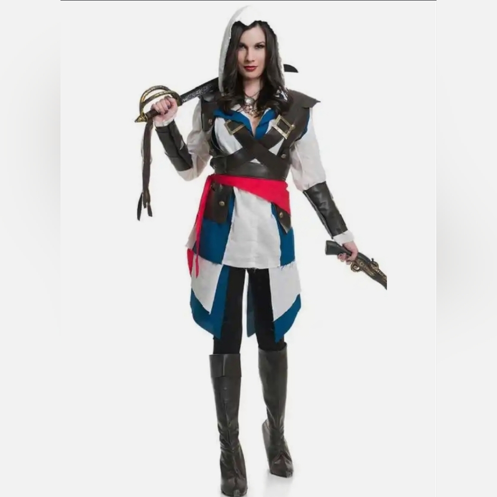 New Cutthroat Pirate Girl Costume Adult Halloween Costume Assassin’s Creed